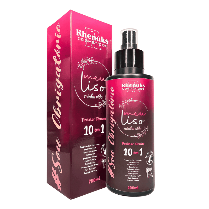 Meu Liso Spray – Liso, leve e sem frizz desde a primeira aplicação.